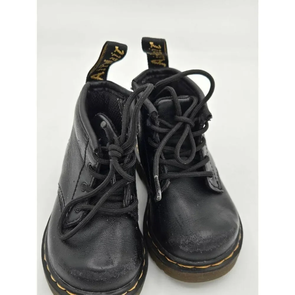 Dr Martens Toddler 1460 Black Boots Size 5